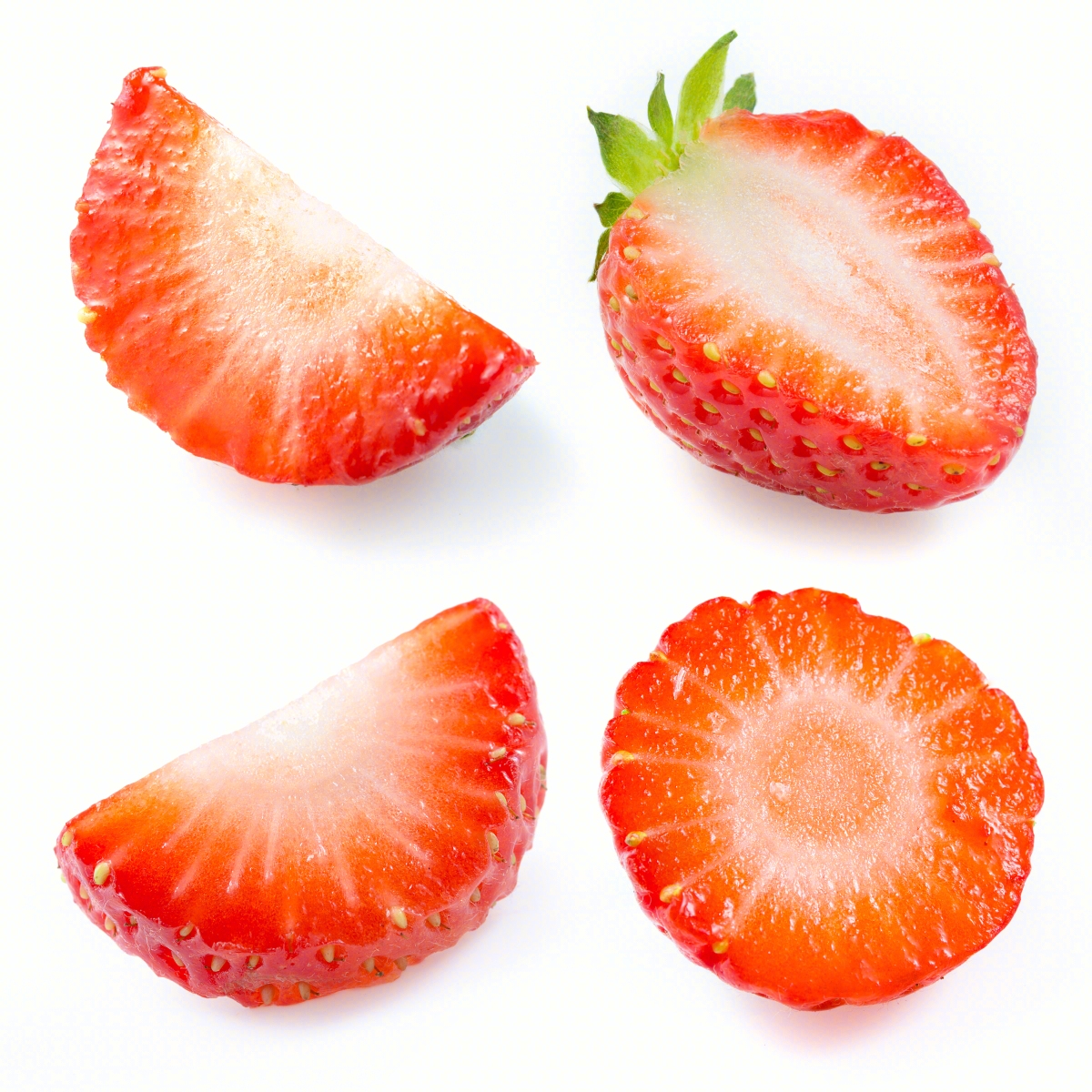 草莓切心形,草莓摆盘图片,10种水果切心形_大山谷图库