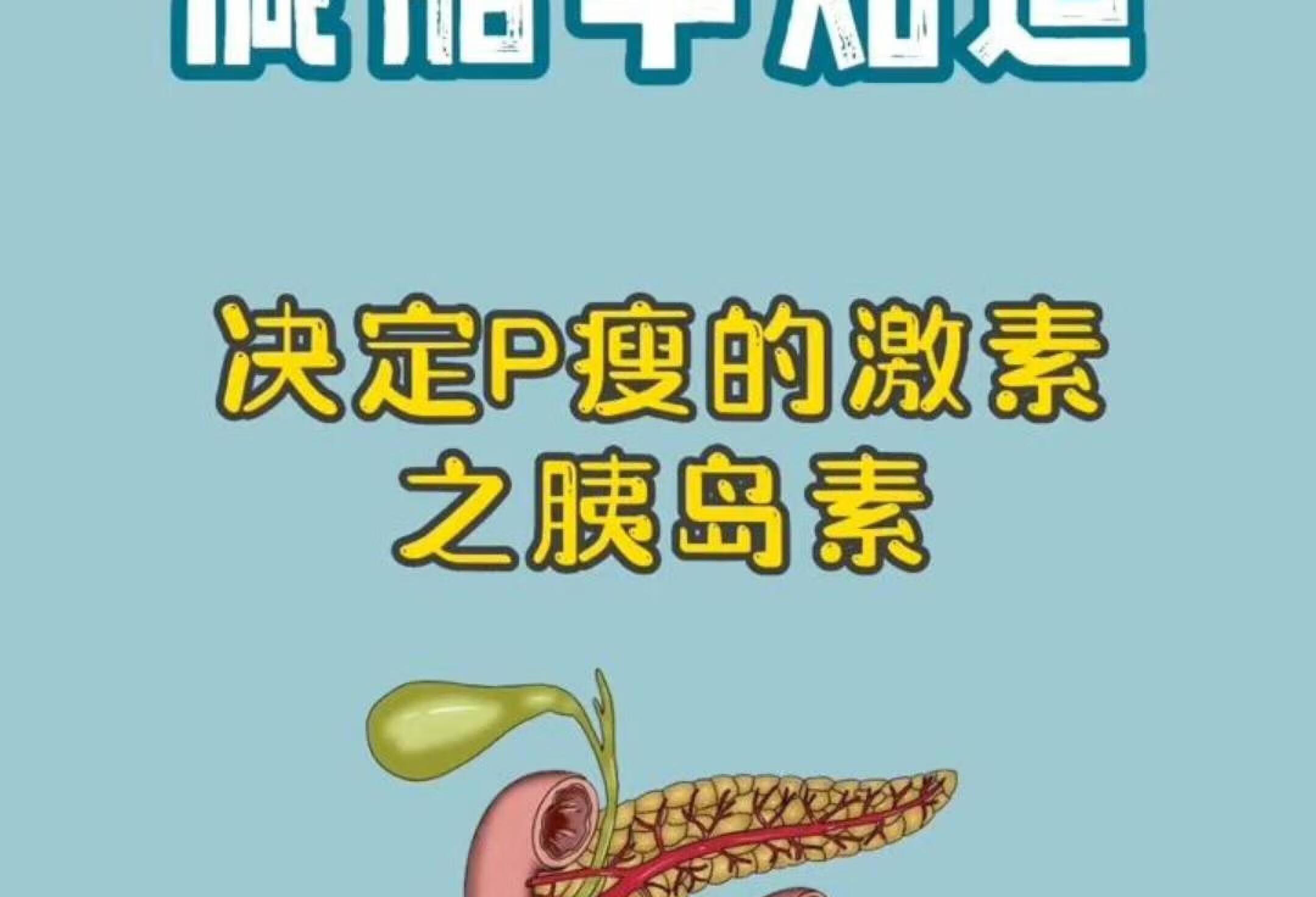 决定胖瘦的激素之胰岛素，你知道吗🤔