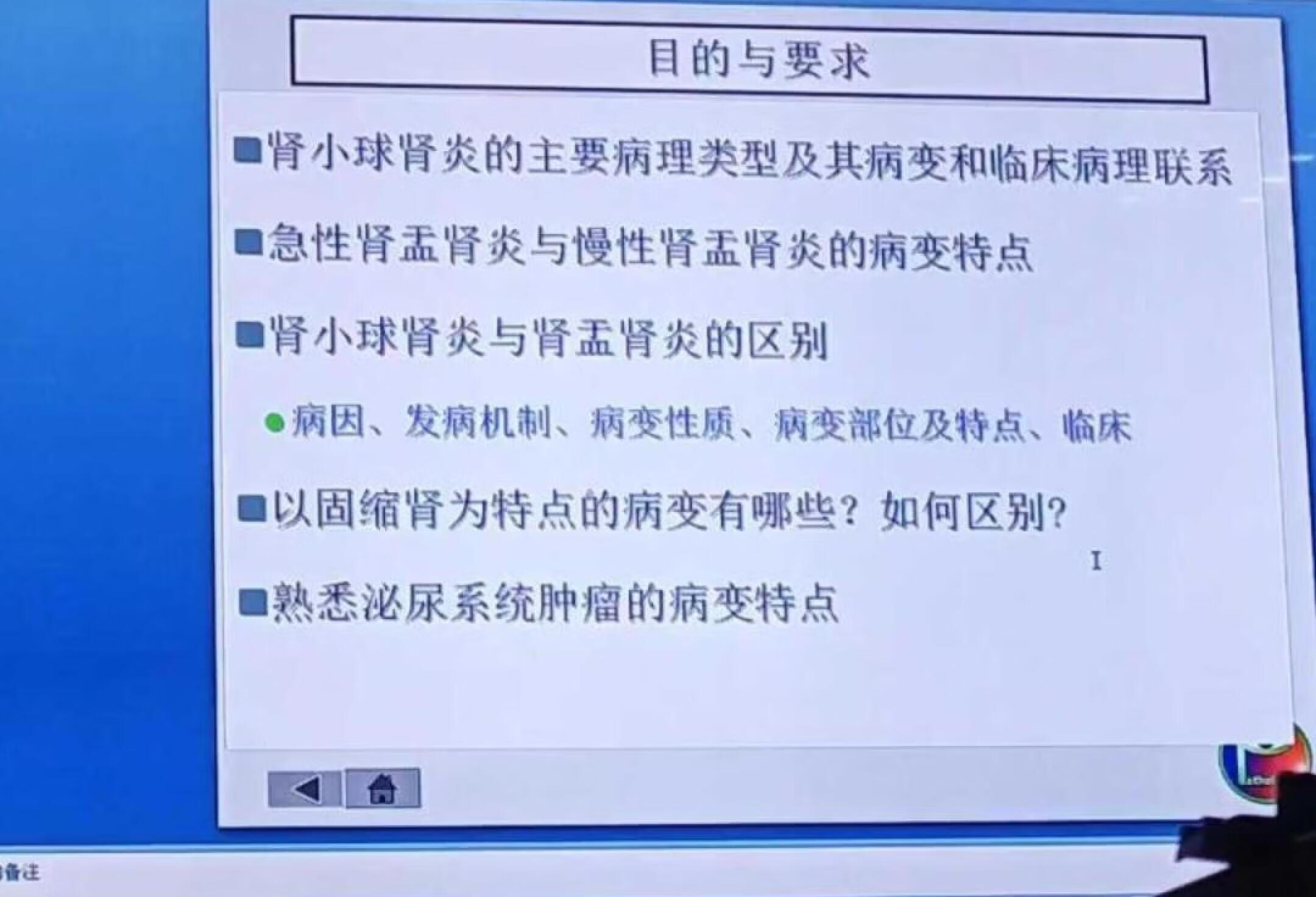 泌尿生殖系统疾病实验课录播