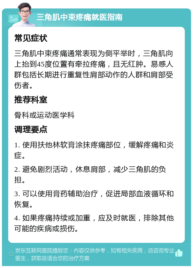 三角肌中束疼痛图片