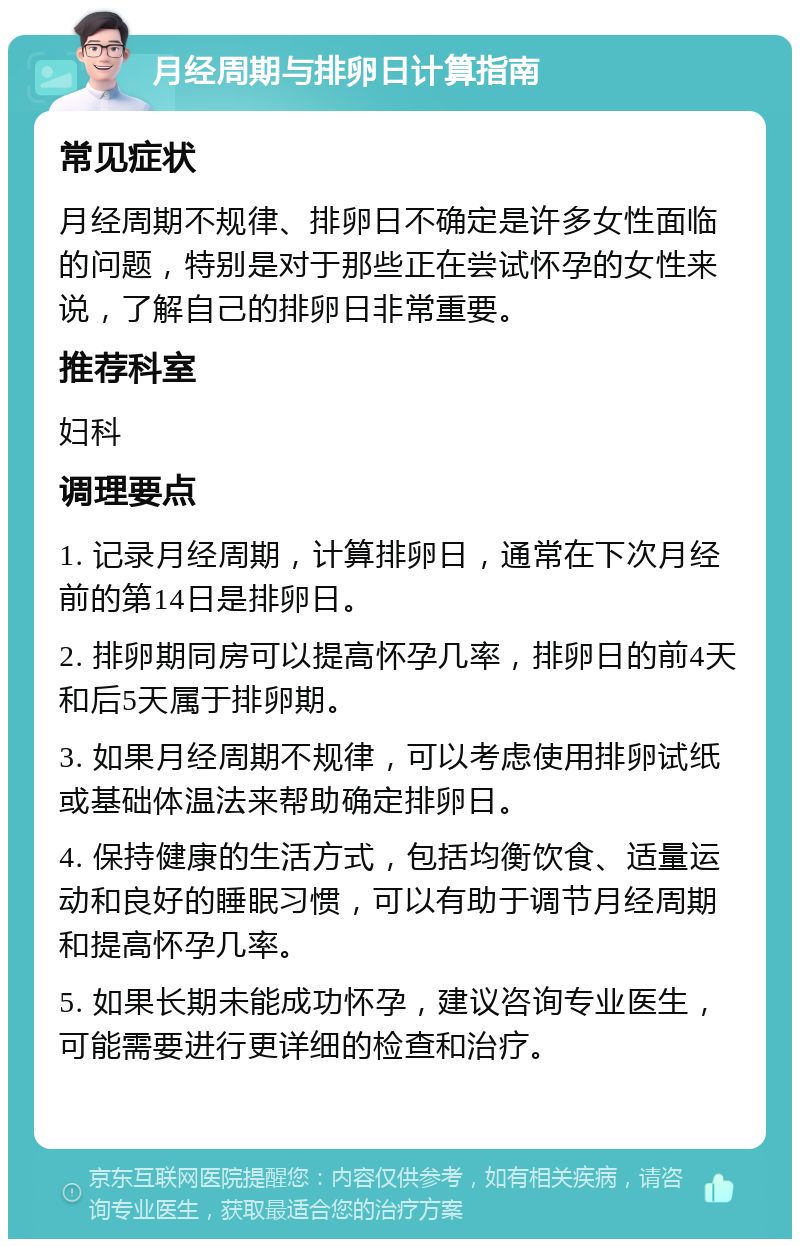 我想知道我的排卵日，月经周期是28天，最近一次是12月15号来的-京东健康-京东健康